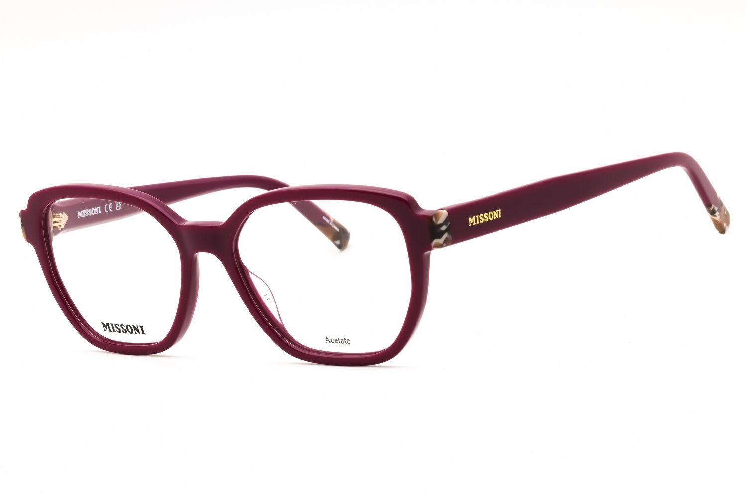Missoni MIS 0134 PLUM/clear demo lens 00T7 00 52-16-145 MM