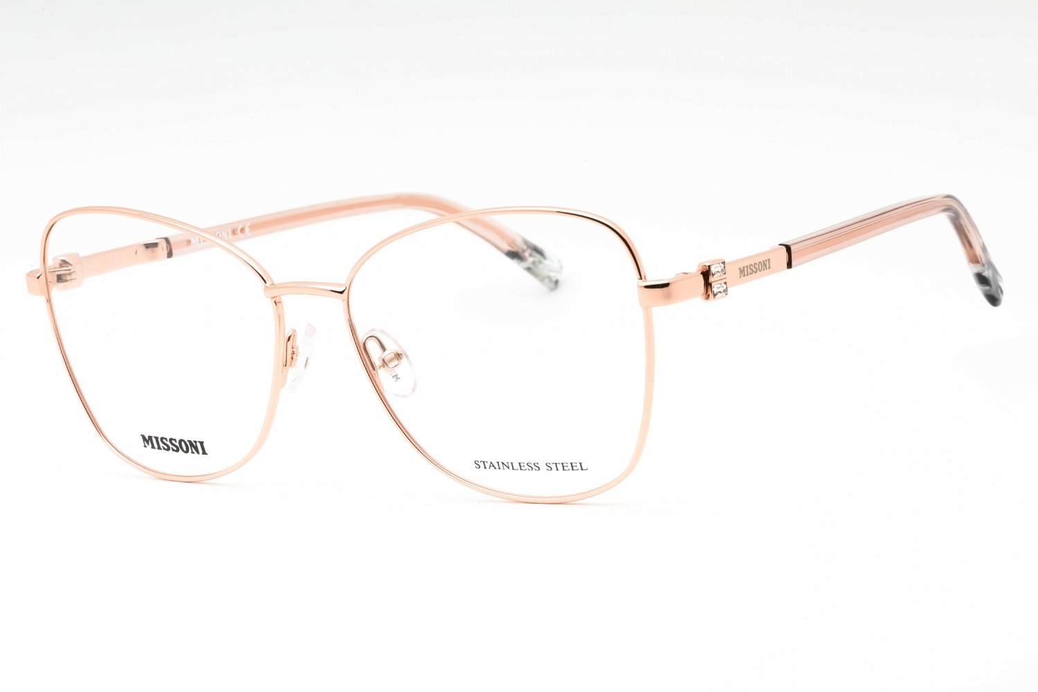 Missoni MIS 0144 GOLD COPPER/Clear demo lens 0DDB 00 56X15X140