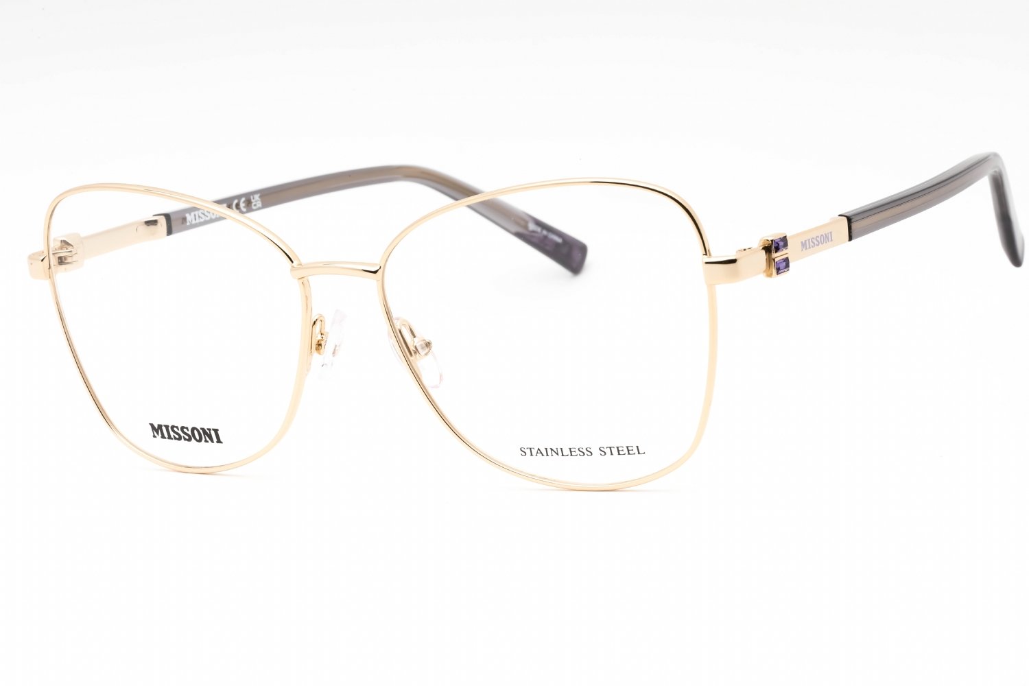 Missoni MIS 0144 GOLD/Clear demo lens 0J5G 00 56-15-140 MM