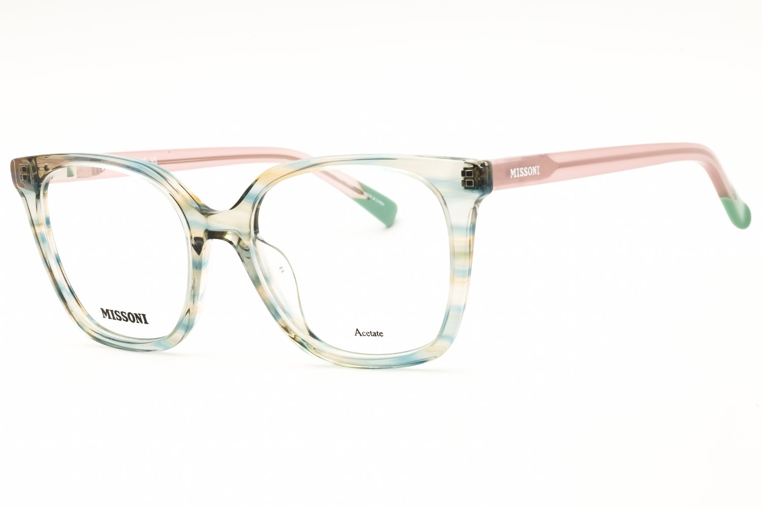 Missoni MIS 0160/G GREEN HRN/clear demo lens 06AK 00 51X17X145