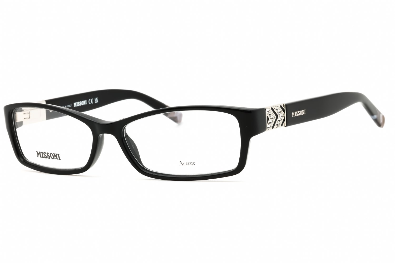 Missoni MIS 0162 BLACK/clear demo lens 0807 00 55-14-135 MM