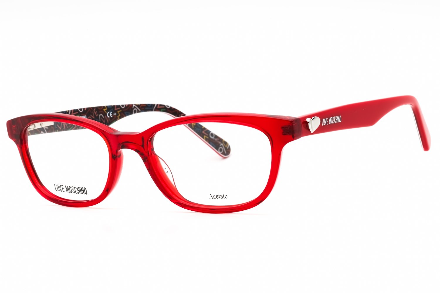 Moschino Love MOL512 RED/clear demo lens 0C9A 00 50-17-140 MM