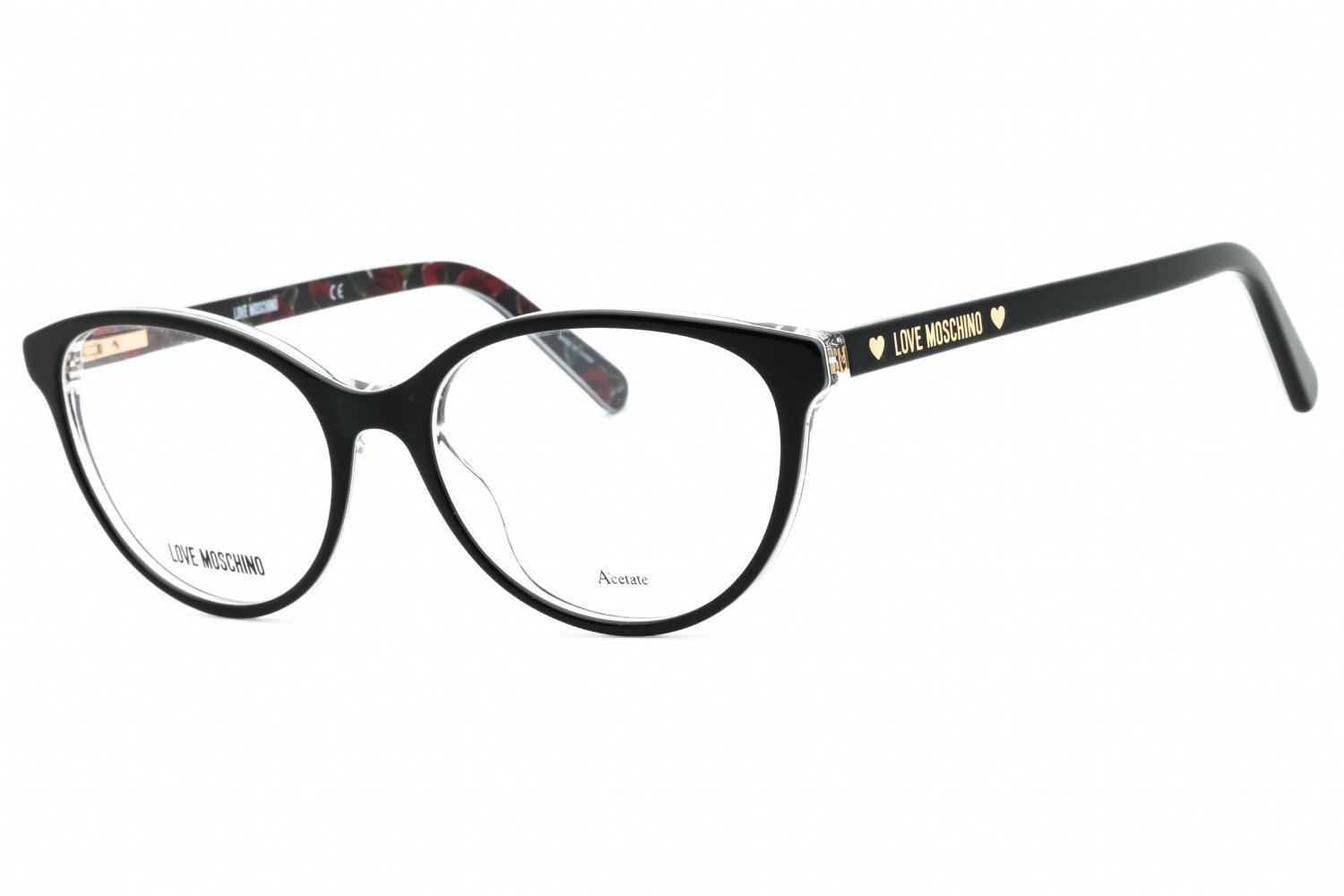 Moschino Love MOL525 BLACK/Clear demo lens 0807 00 52-17-145 MM
