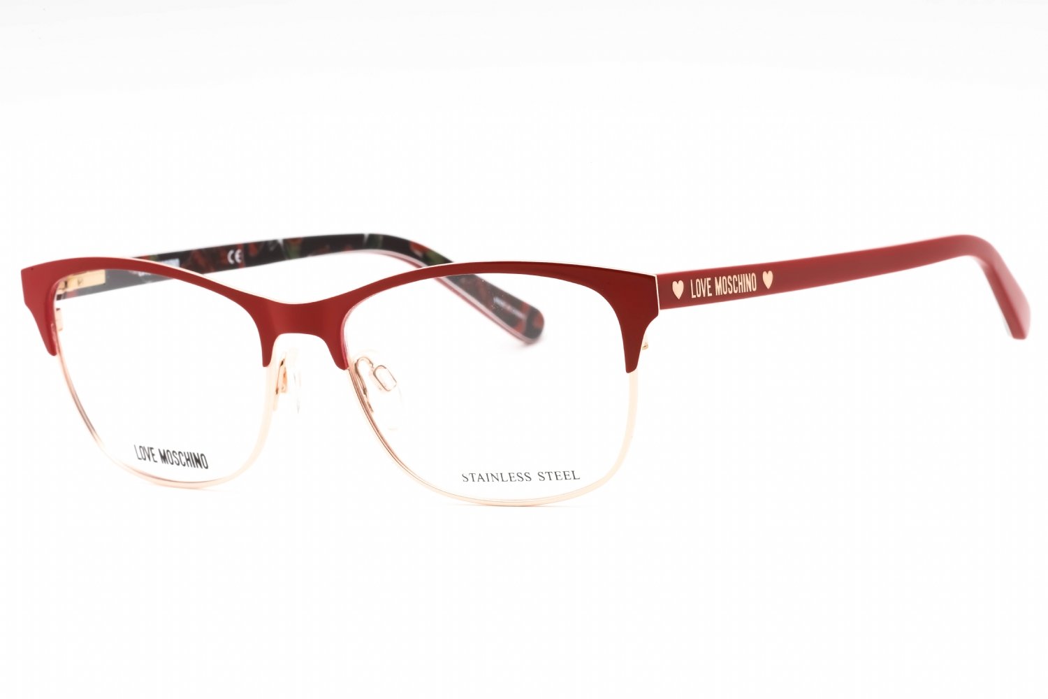 Moschino Love MOL526 RED/Clear demo lens 0C9A 00 53-16-145 MM