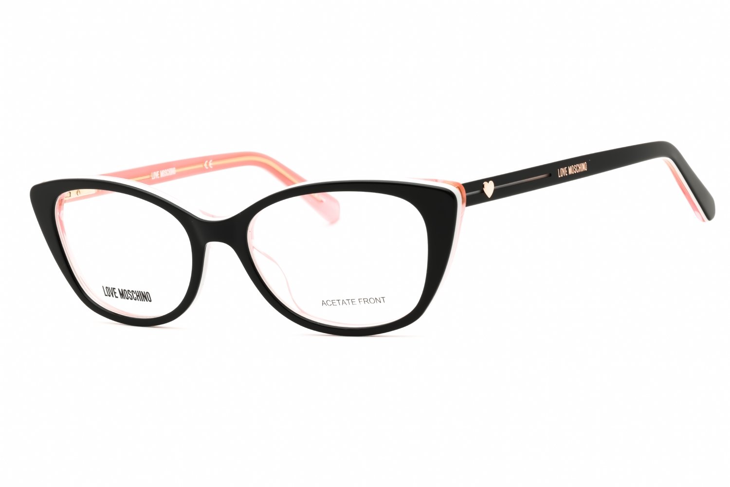 Moschino Love MOL548 BLACK/clear demo lens 0807 00 51-17-140 MM