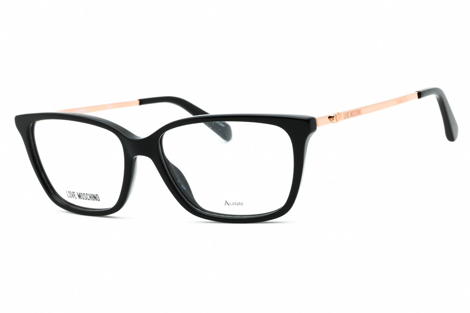 Moschino Love MOL550 BLACK/Clear demo lens 0807 00 52-15-140 MM