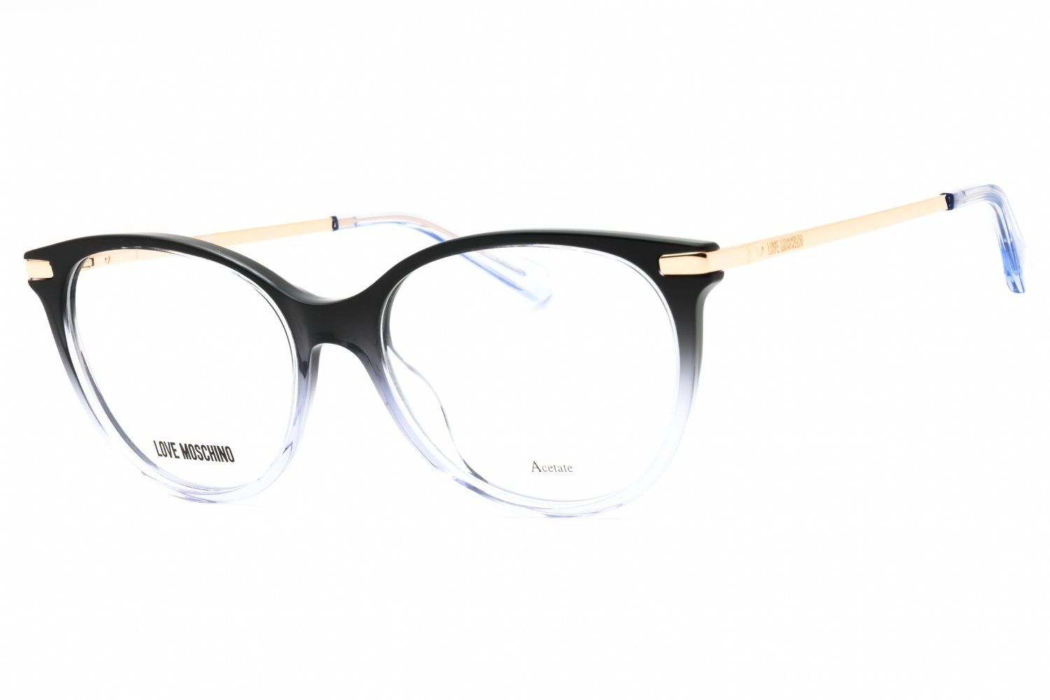 Moschino Love MOL570 BLK LILAC/Clear demo lens 01X2 00 52-17-145 MM