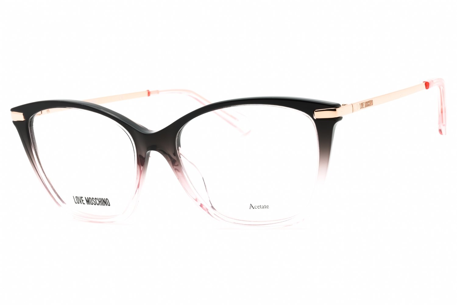 Moschino Love MOL572 BLACK PINK / Clear demo lens 03H2 00 53-17-140 MM