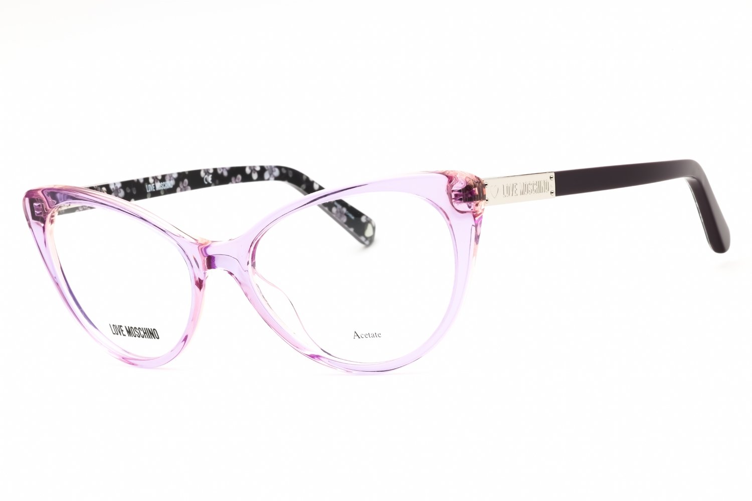 Moschino Love MOL573 VIOLET/clear demo lens 0B3V 00 54-18-140 MM
