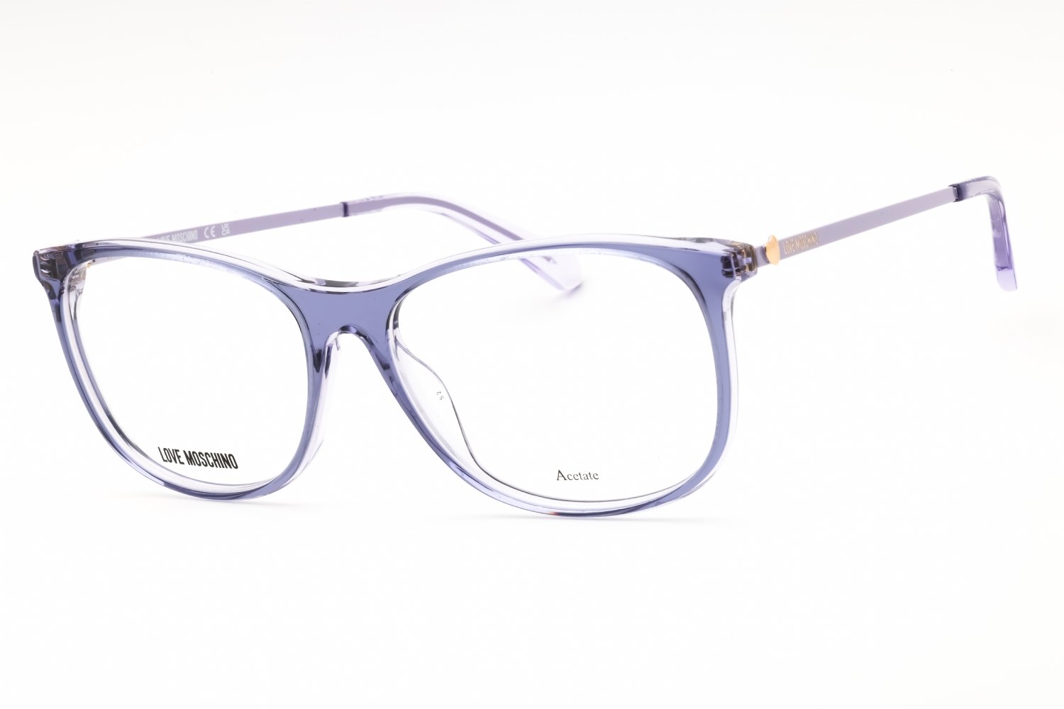 Moschino Love MOL589 VIOLET LILAC/Clear demo lens 0RY8 00 55-15-140 MM