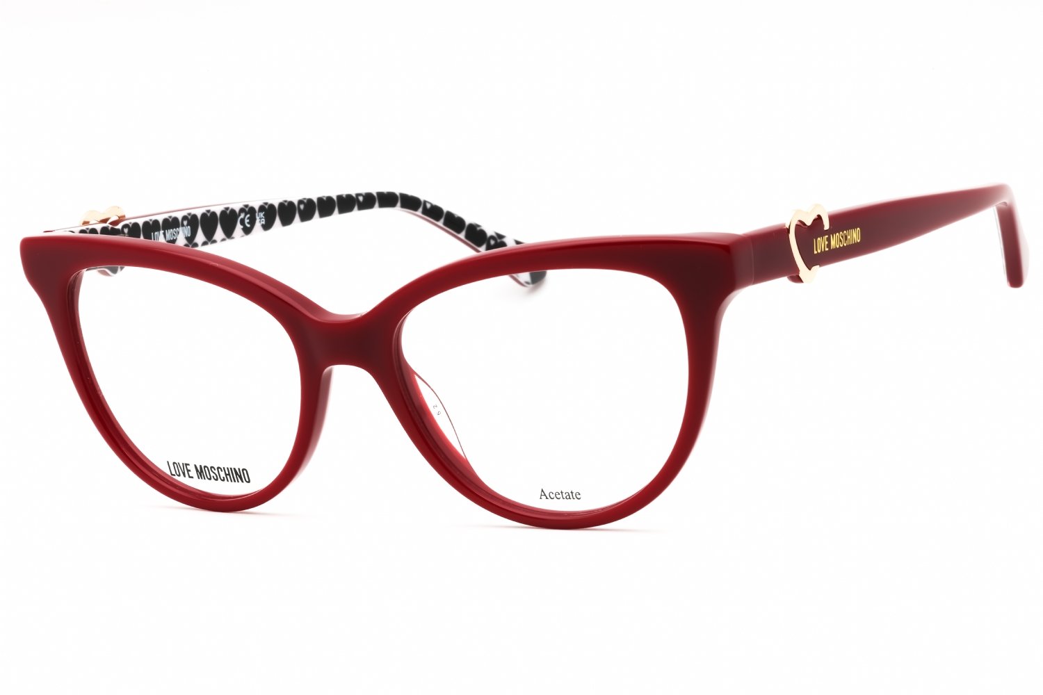 Moschino Love MOL609 RED/Clear demo lens 0C9A 00 52-17-140 MM
