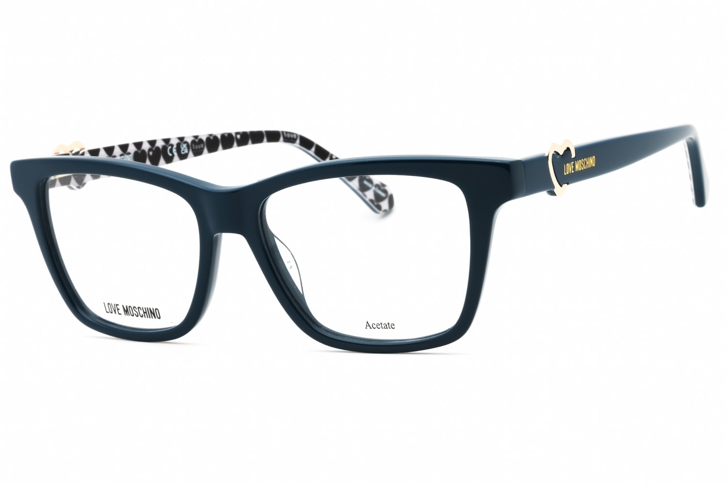 Moschino Love MOL610 Blue/clear demo lens 0PJP 00 52-15-140 MM