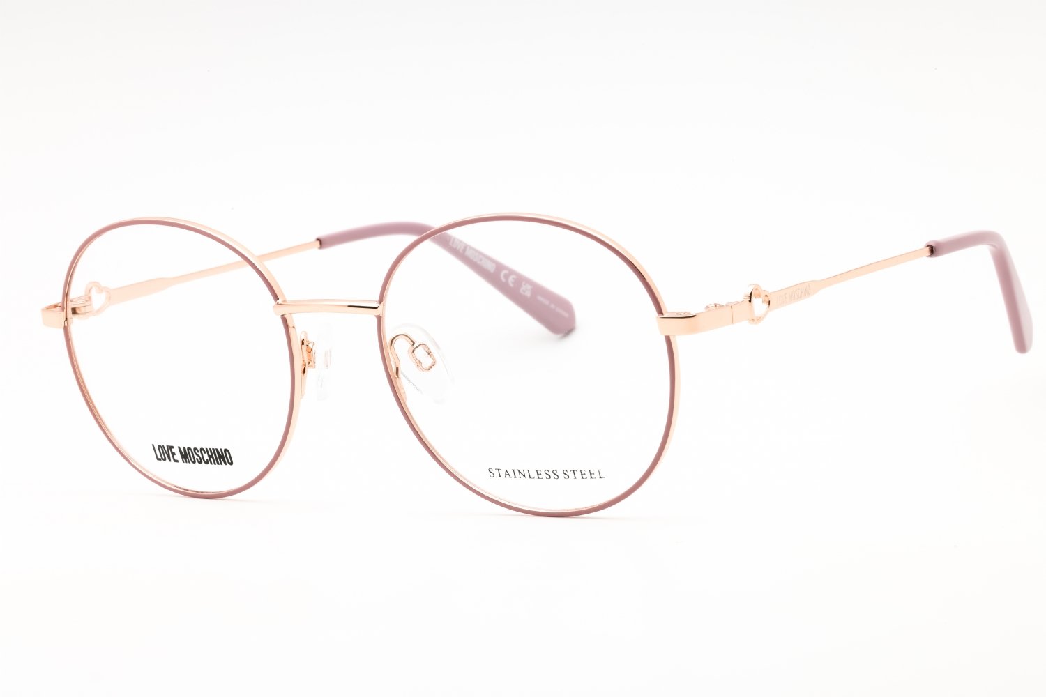 Moschino Love MOL617/TN Nude Brown/Copper Gold/Clear demo lens 0PY3 00 51-19-135 MM