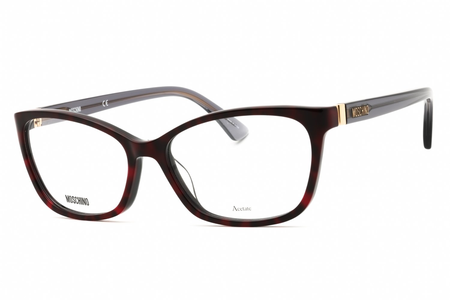Moschino MOS558 RED ANIMAL/Clear demo lens 03VJ 00 55-16-140 MM
