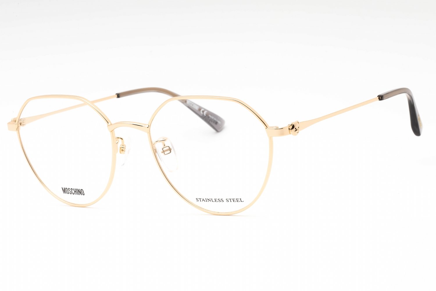 Moschino MOS564/F GOLD/Clear demo lens 0J5G 00 53-18-145 MM