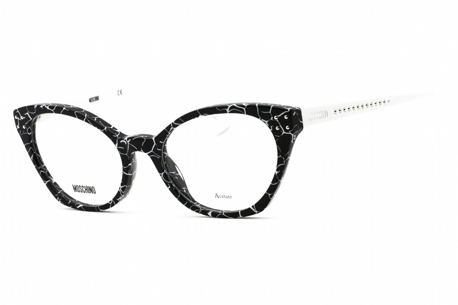 Moschino MOS582 BLK MARBLE/Clear demo lens 0W2M 00 51-19-140 MM