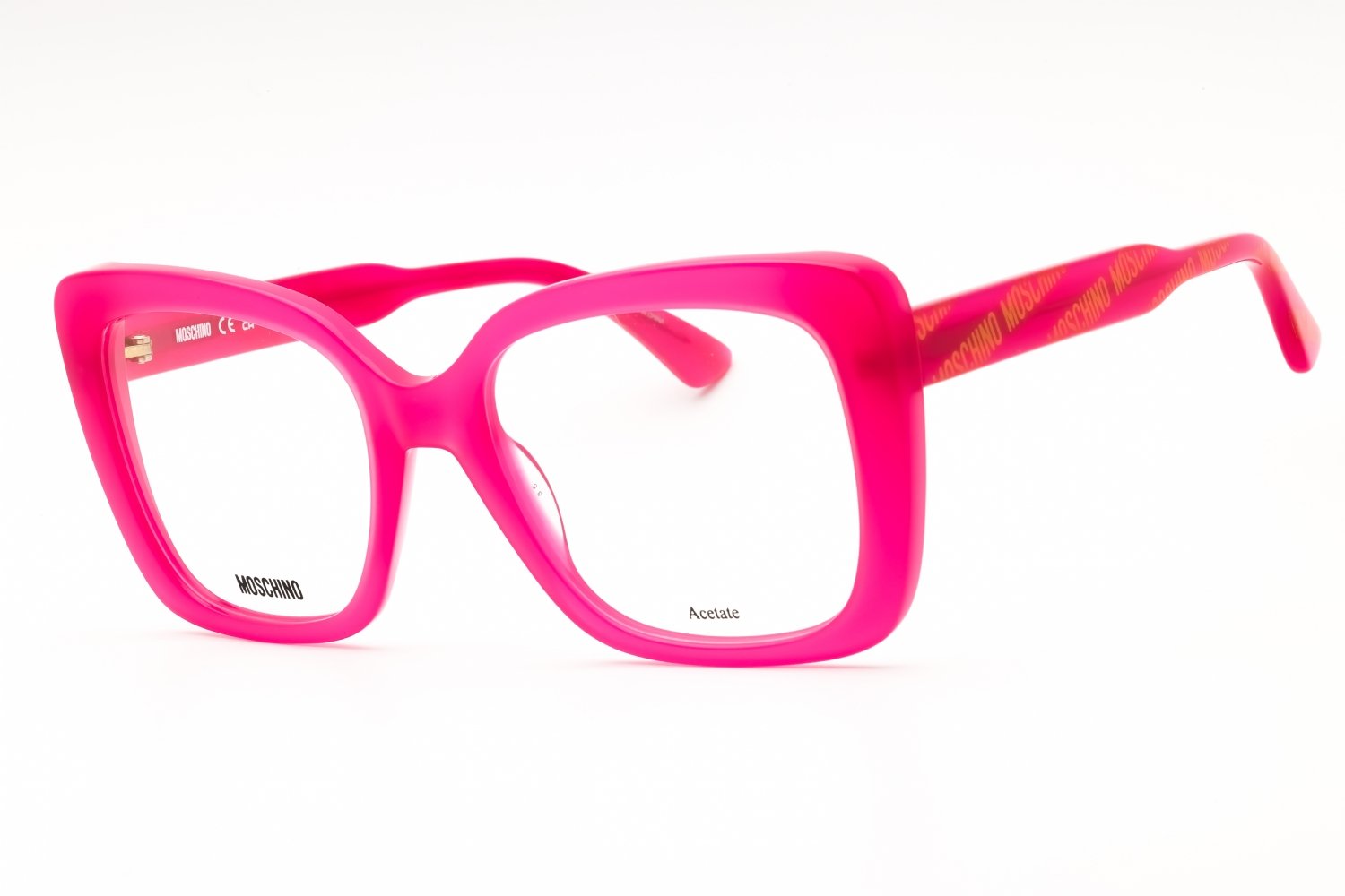 Moschino MOS614 FUCHSIA/Clear demo lens 0MU1 00 52-19-140 MM