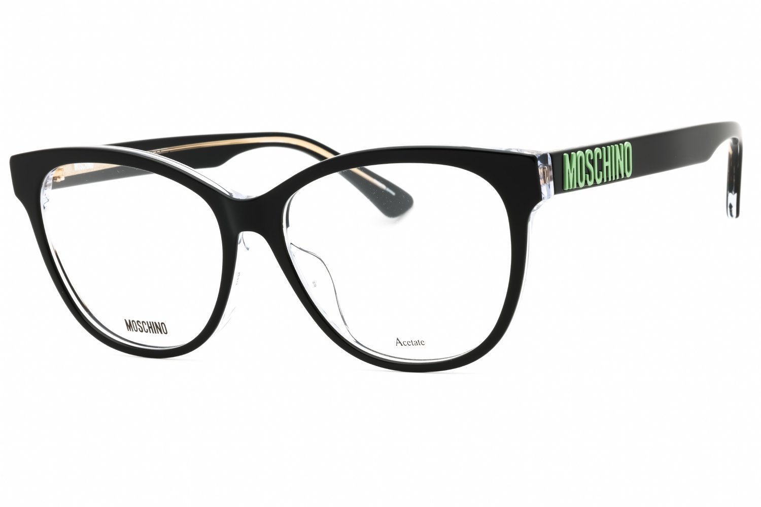 Moschino MOS625/F BLACK CRY/Clear demo lens 07C5 00 55-15-145 MM