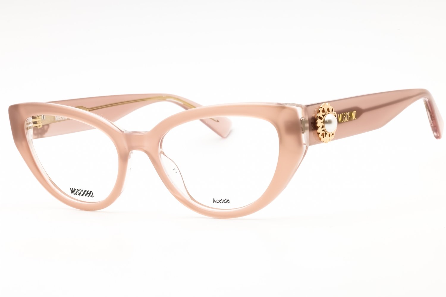 Moschino MOS631 Pink/Clear demo lens 0FWM 00 52-18-140 MM