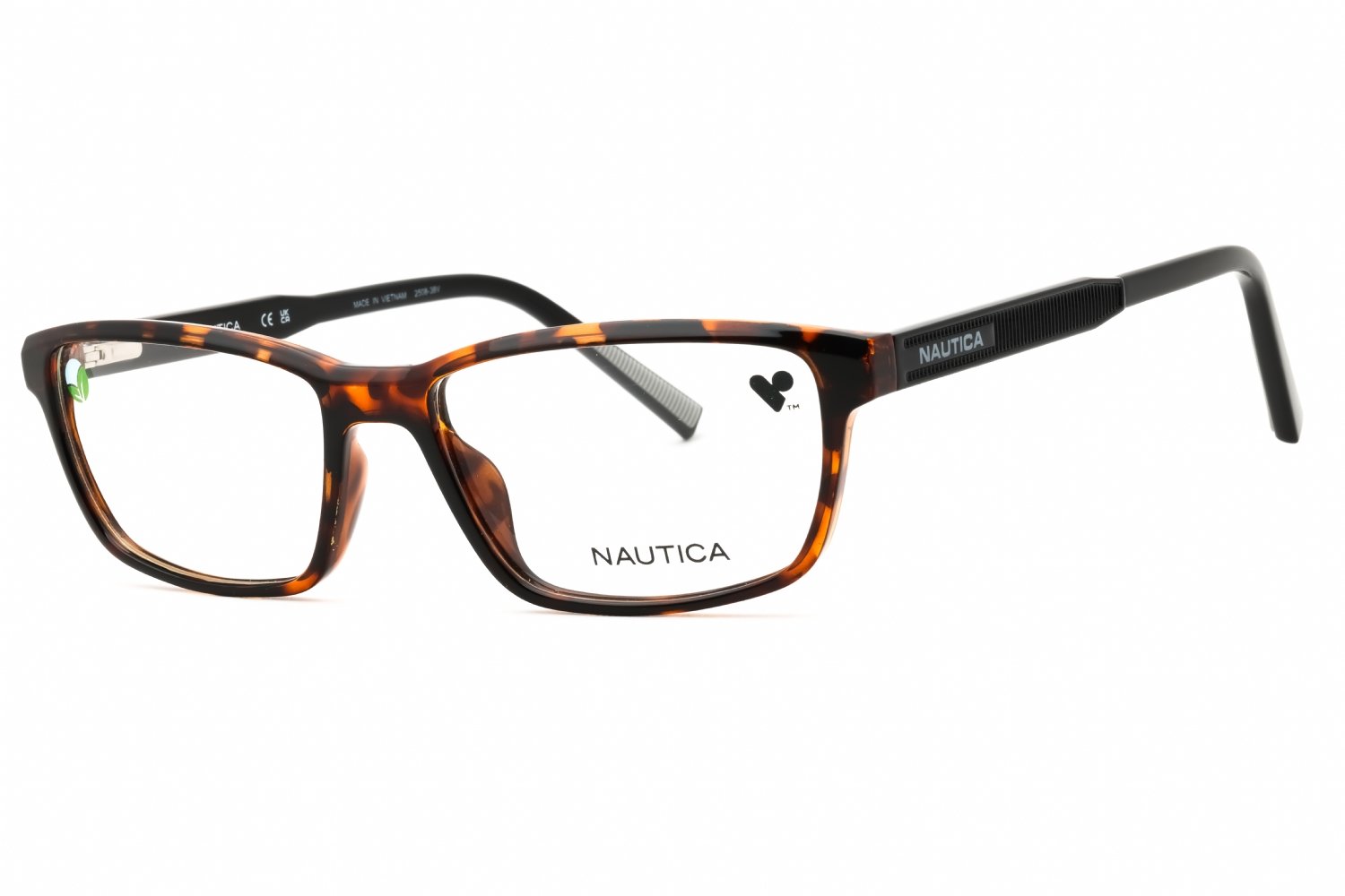 Nautica N8199 DARK TORTOISE/clear demo lens 206 54-16-140 MM