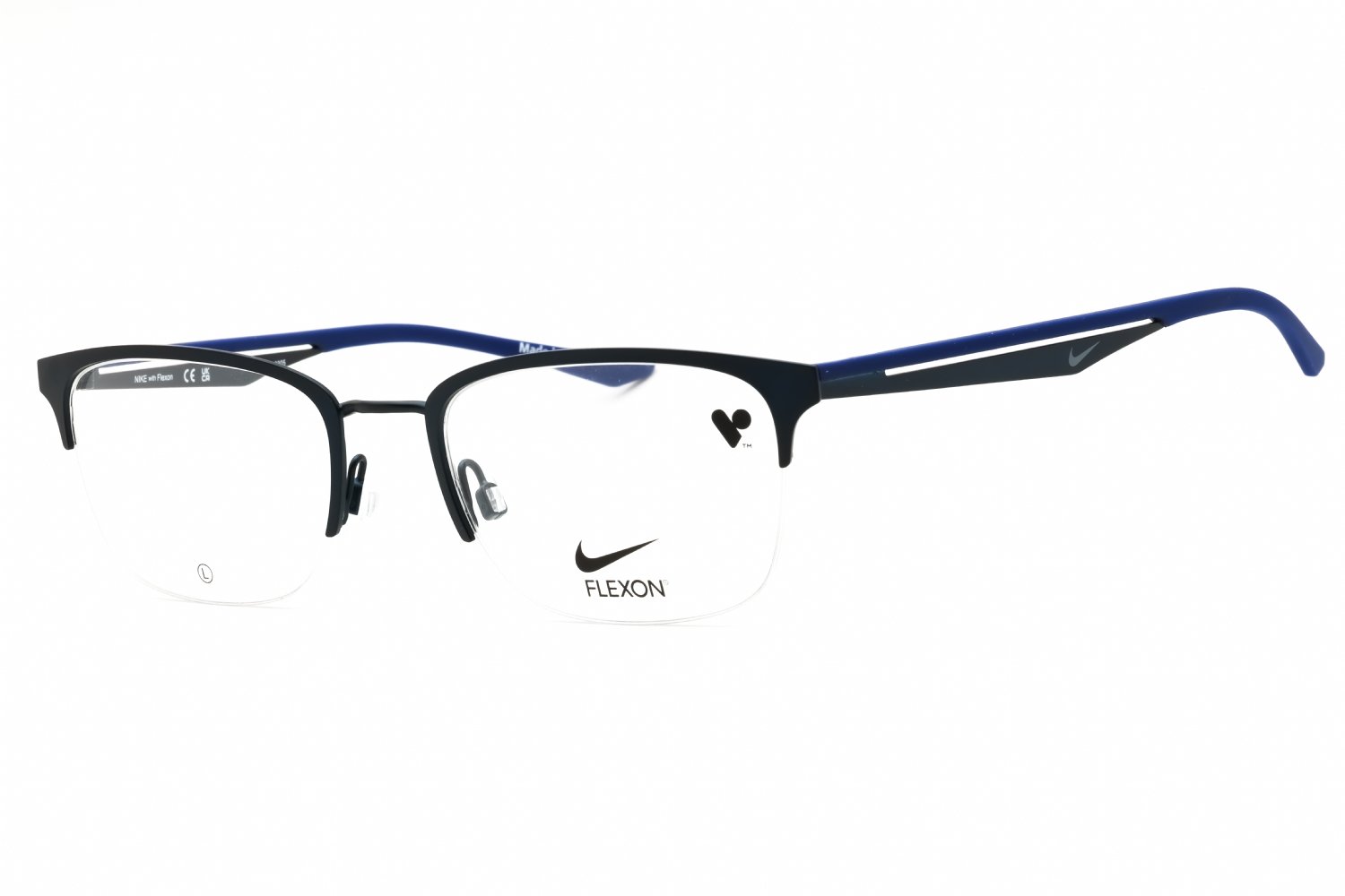 Nike NIKE 4316 SATIN NAVY/DEEP ROYAL/Clear demo lens 410 53-19-145 MM