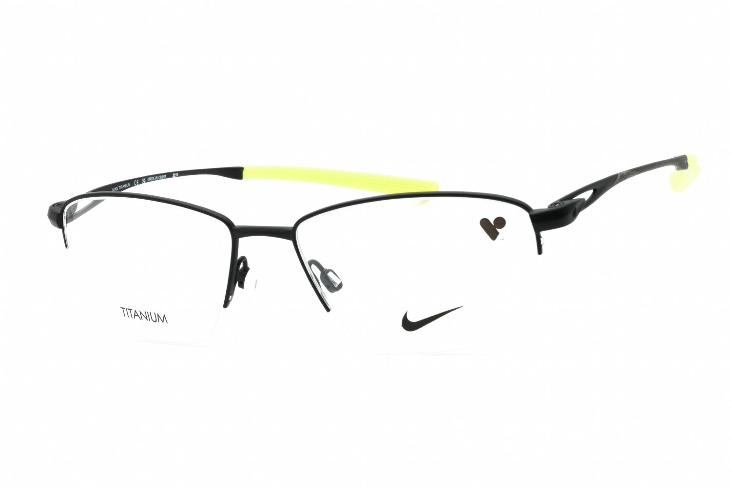 Nike NIKE 6045 Satin Black/Clear demo lens 002 54-17-145 MM