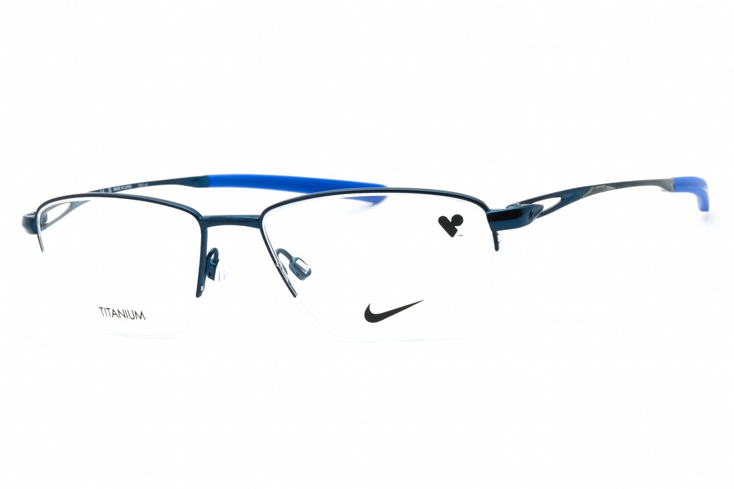 Nike NIKE 6045 Satin Navy/Clear demo lens 410 54-17-145 MM