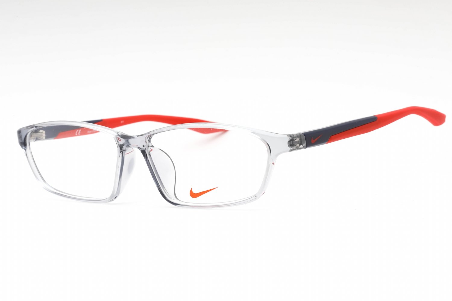 Nike NIKE 7130AF LIGHT GREY / Clear demo lens 035 57-13-140 MM