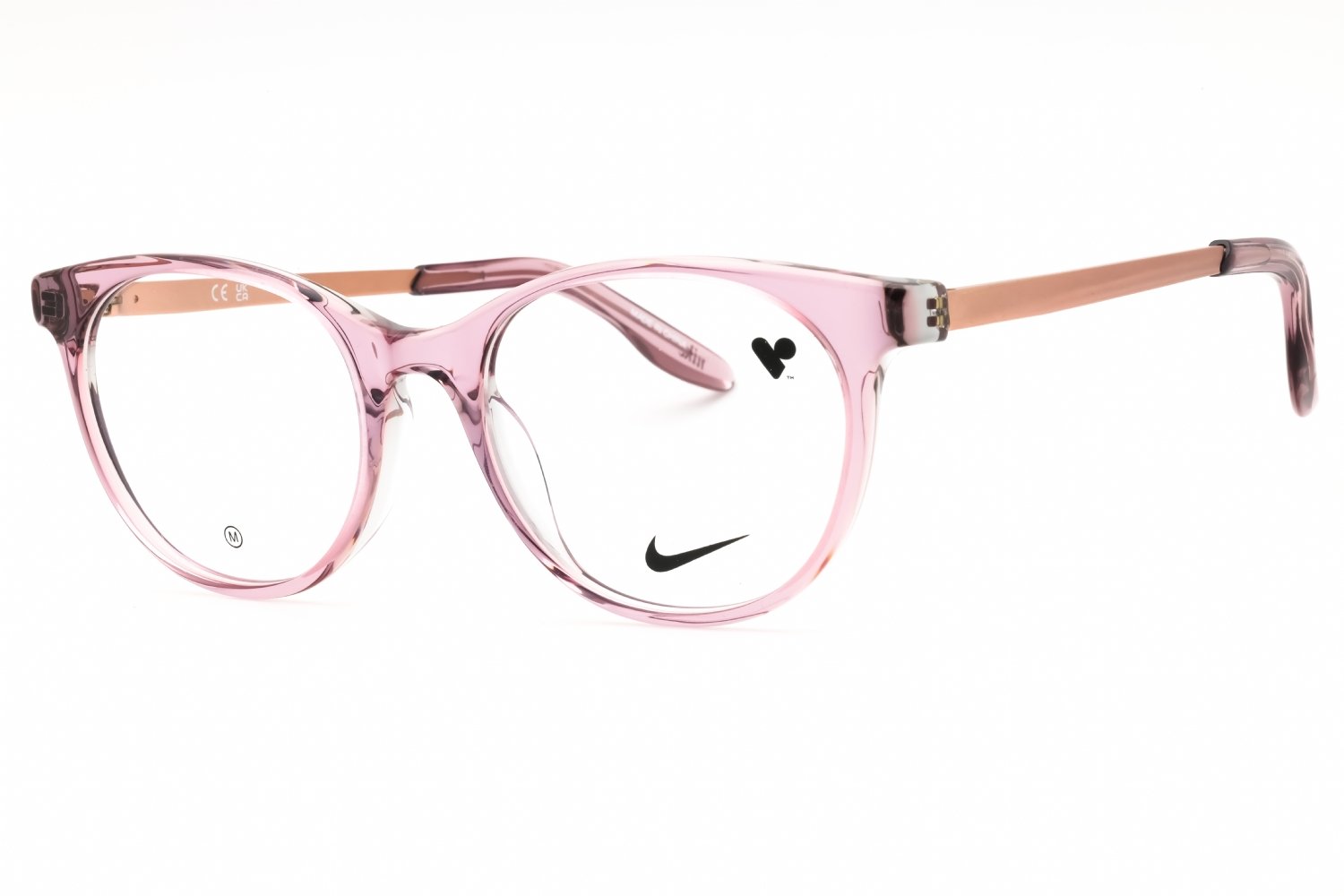 Nike NIKE 7173 MAUVE/PINK LAMINATE/Clear demo lens 556 51-18-140 MM