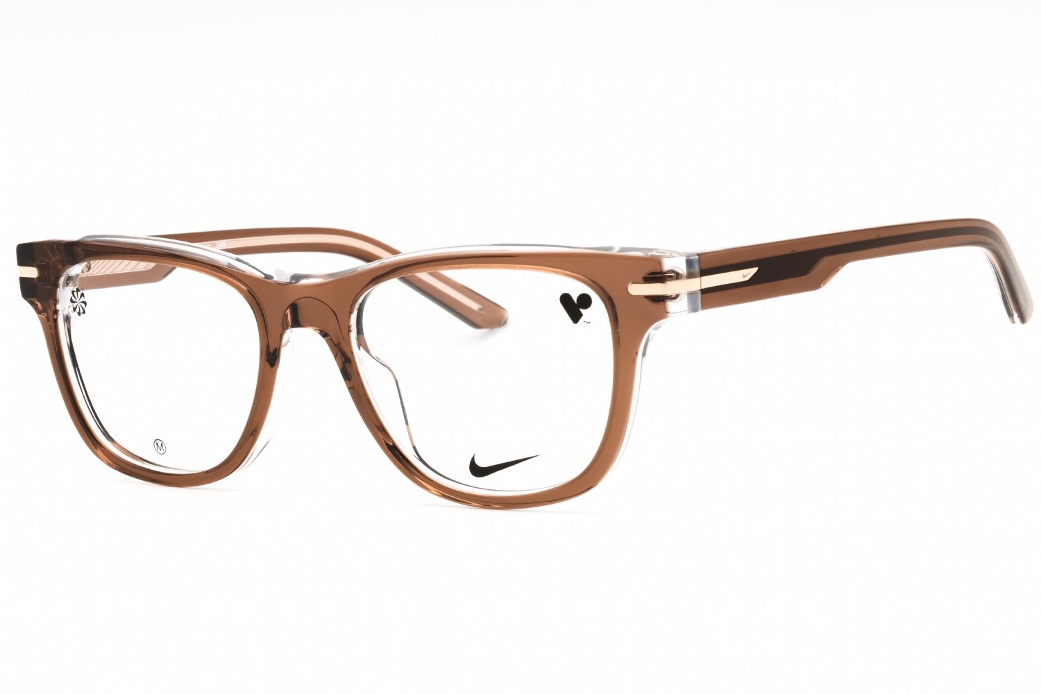 Nike NIKE 7176 MINK/CRYSTAL LAMINATE/Clear demo lens 275 51-18-140 MM