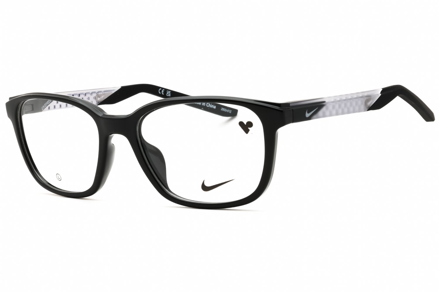 Nike NIKE 7278 BLACK/Clear demo lens 001 55X18X145