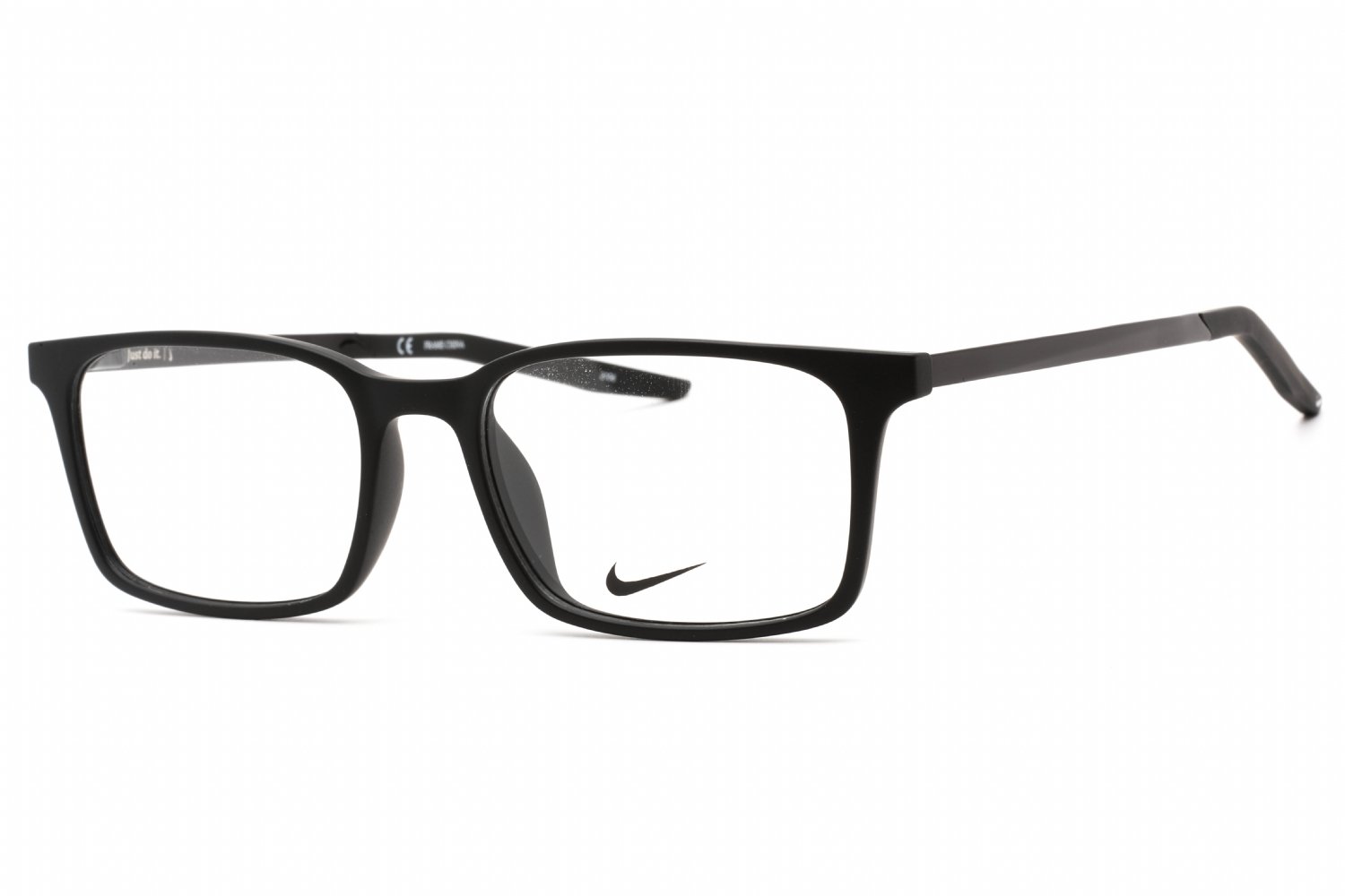 Nike NIKE 7282 Matte Black / Clear Lens 001 52-17-145 MM