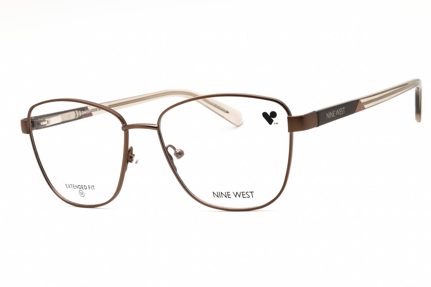 Nine West NW8020 BROWN/clear demo lens 200 55-16-140 MM