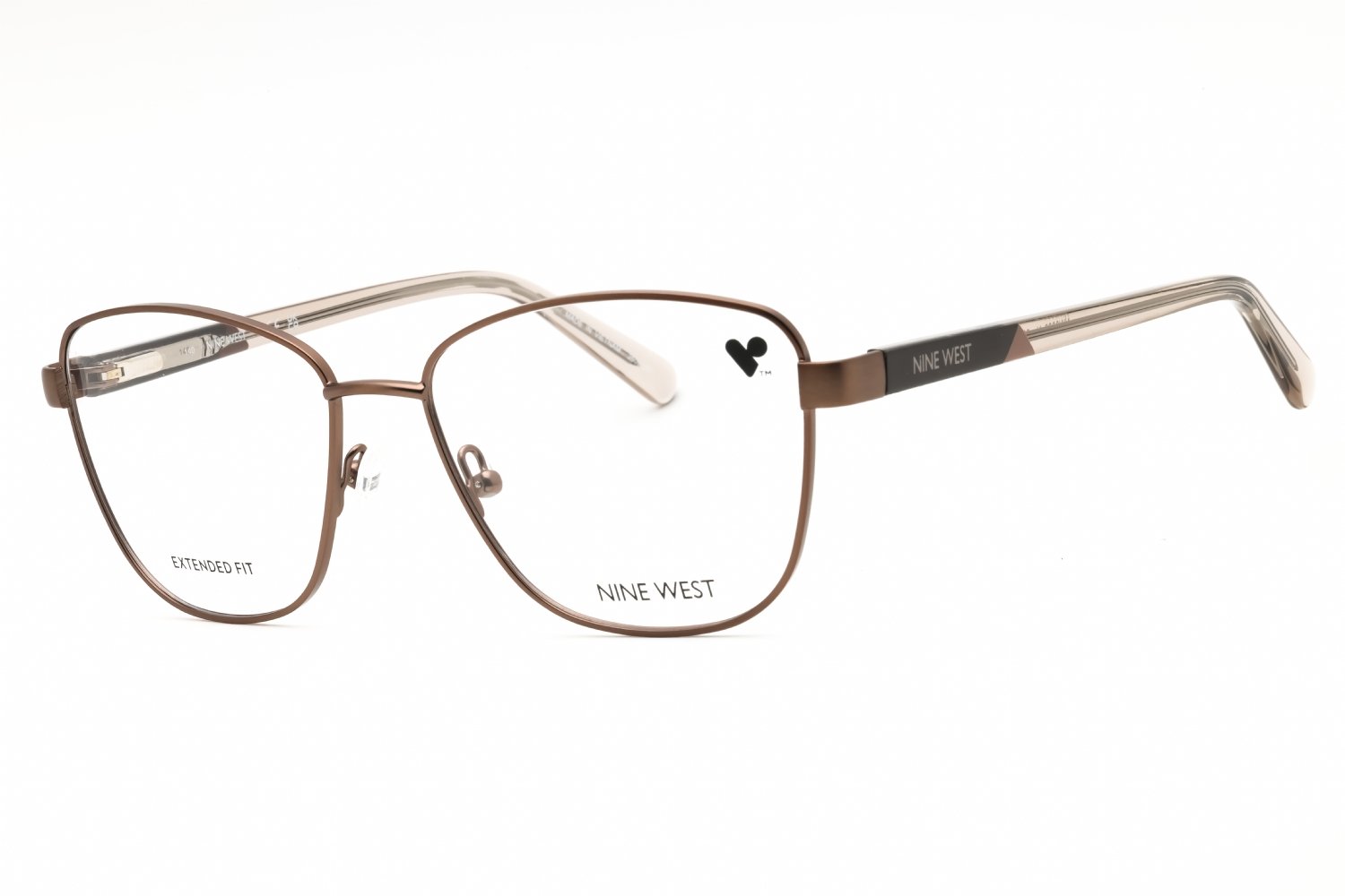 Nine West NW8020N BROWN/clear demo lens 200 55-16-140 MM