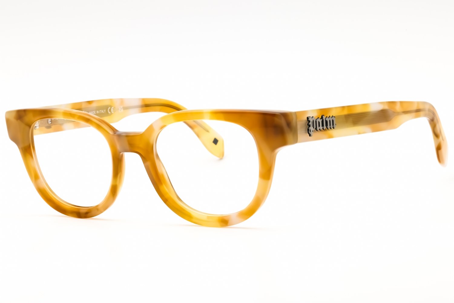 Palm Angels STYLE 1B LIGHT HAVANA/Clear demo lens PERJ01BS25PLA0012400 49-20-145 MM