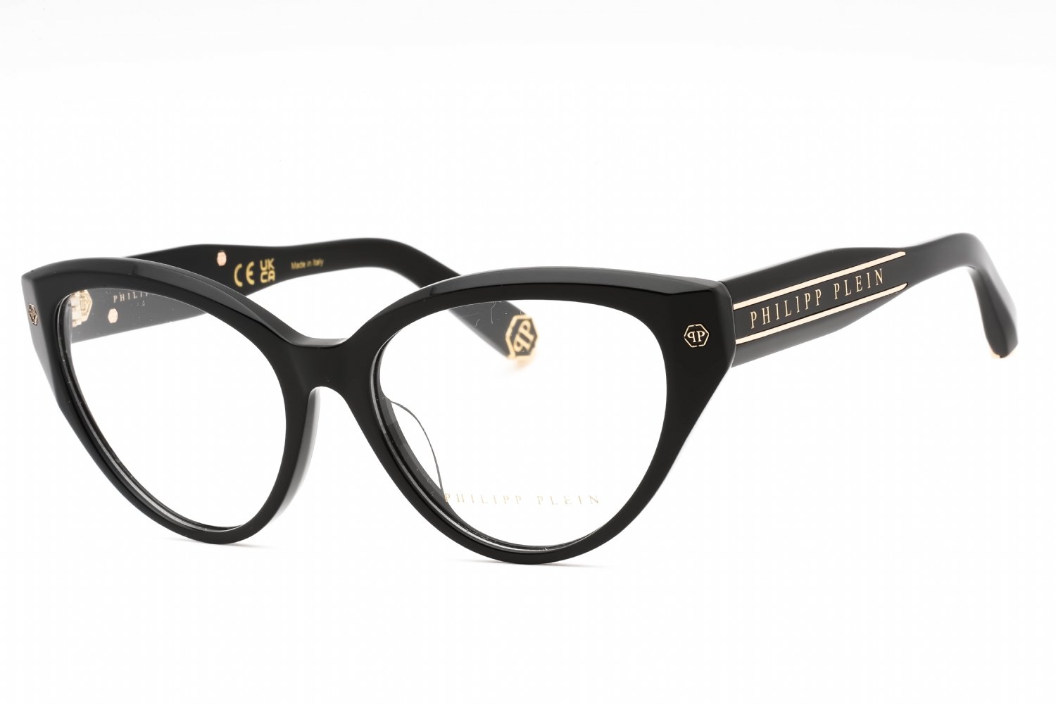 Philipp Plein VPP052M Shiny Black / Clear Lens 0700 54-16-135 MM