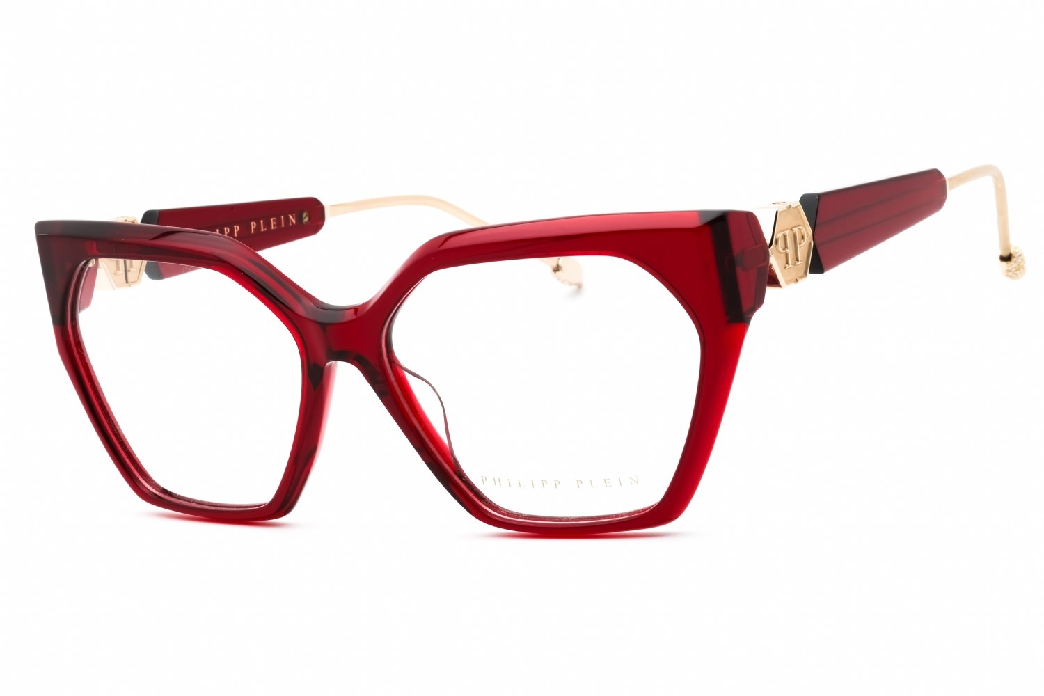 Philipp Plein VPP068S Red/Clear demo lens 0V64 57-15-140 MM