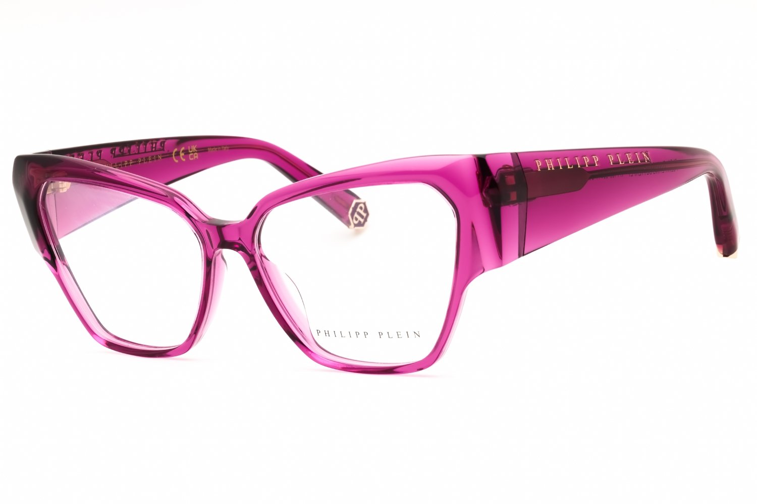 Philipp Plein VPP100 SHINY TRANSPARENT CYCLAMEN 5501F5 55-14-140 MM