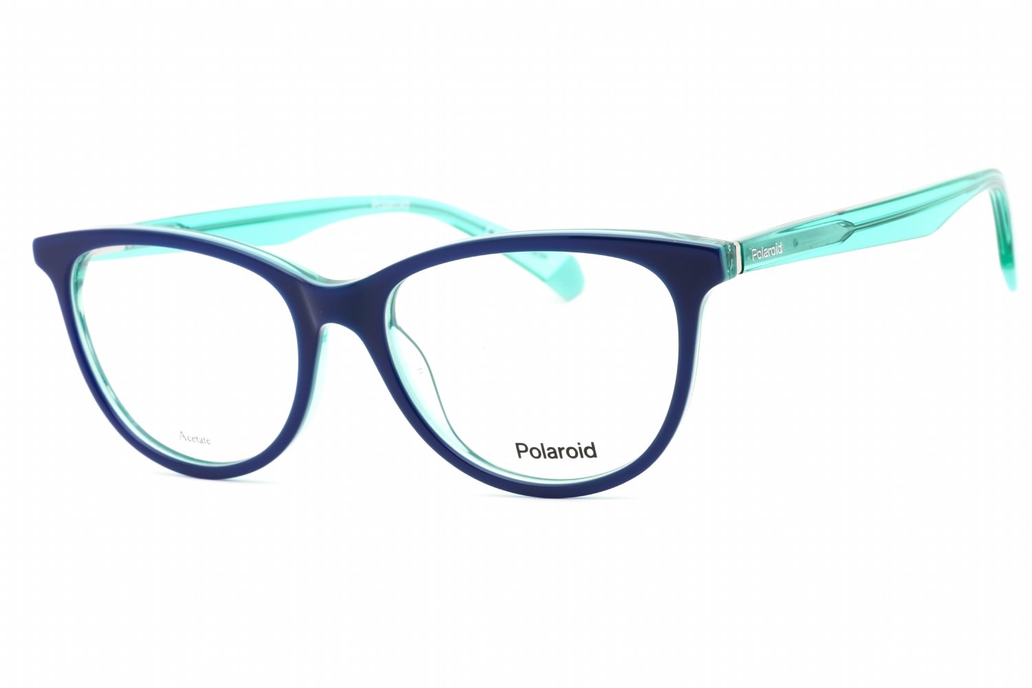 Polaroid Core PLD D395 BLUE AQUA/Clear demo lens 0Z90 00 51-16-145 MM
