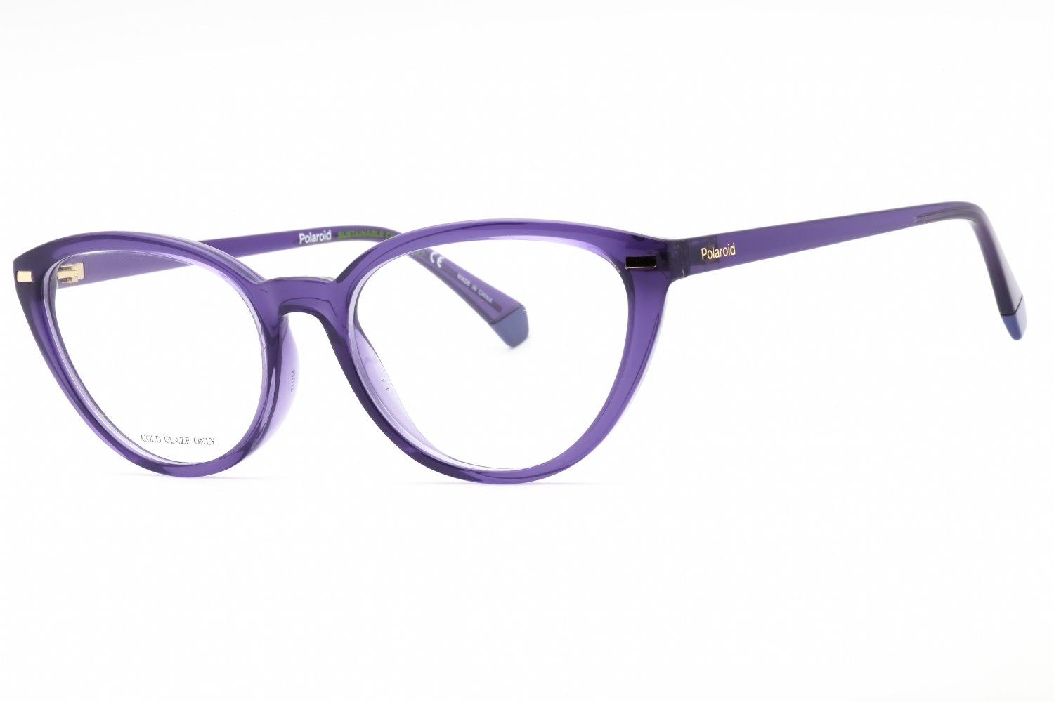 Polaroid Core PLD D432 VIOLET/Clear demo lens 0B3V 00 53-17-145 MM