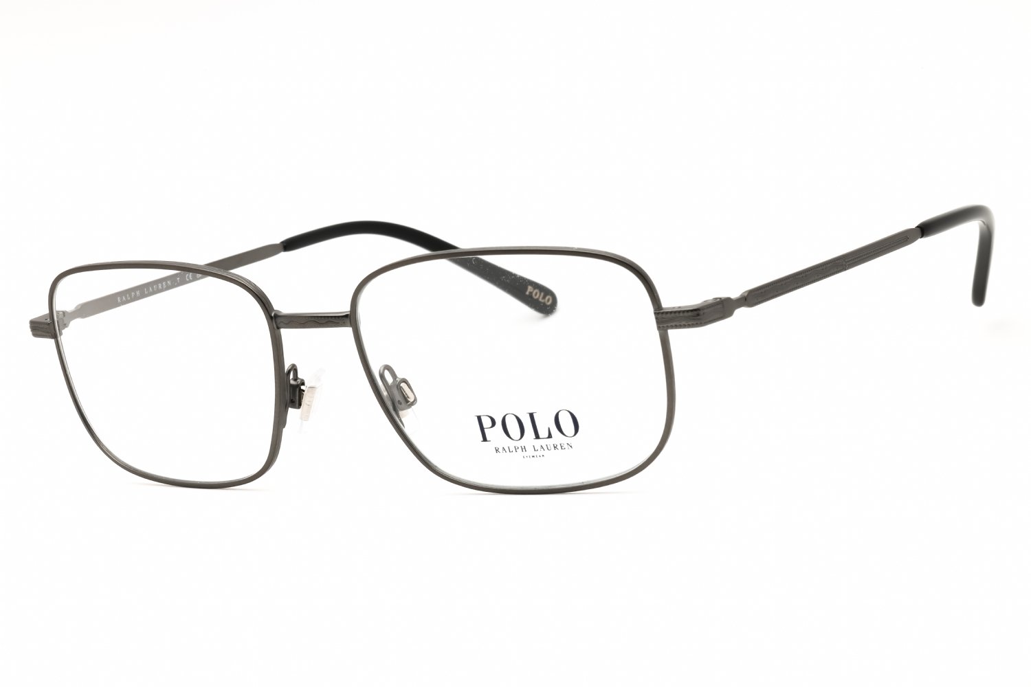Polo Ralph Lauren 0PH1218 Dark Gunmetal /Clear demo lens 9307 54-17-145 MM
