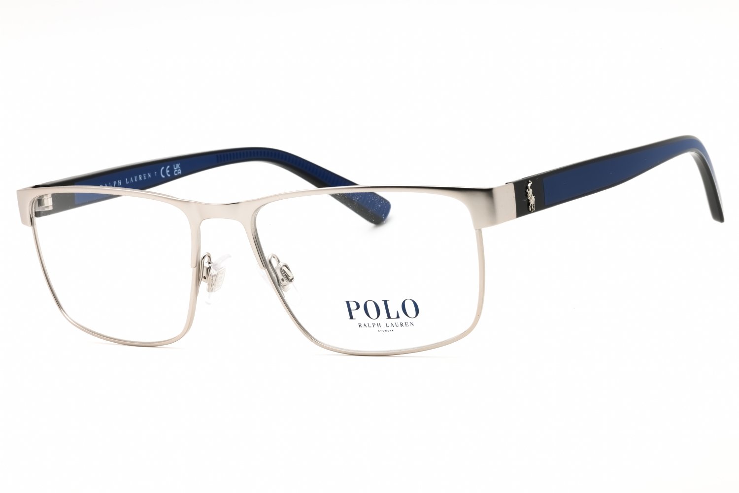 Polo Ralph Lauren 0PH1229 Semishiny Silver /Clear demo lens 9001 56-17-145 MM