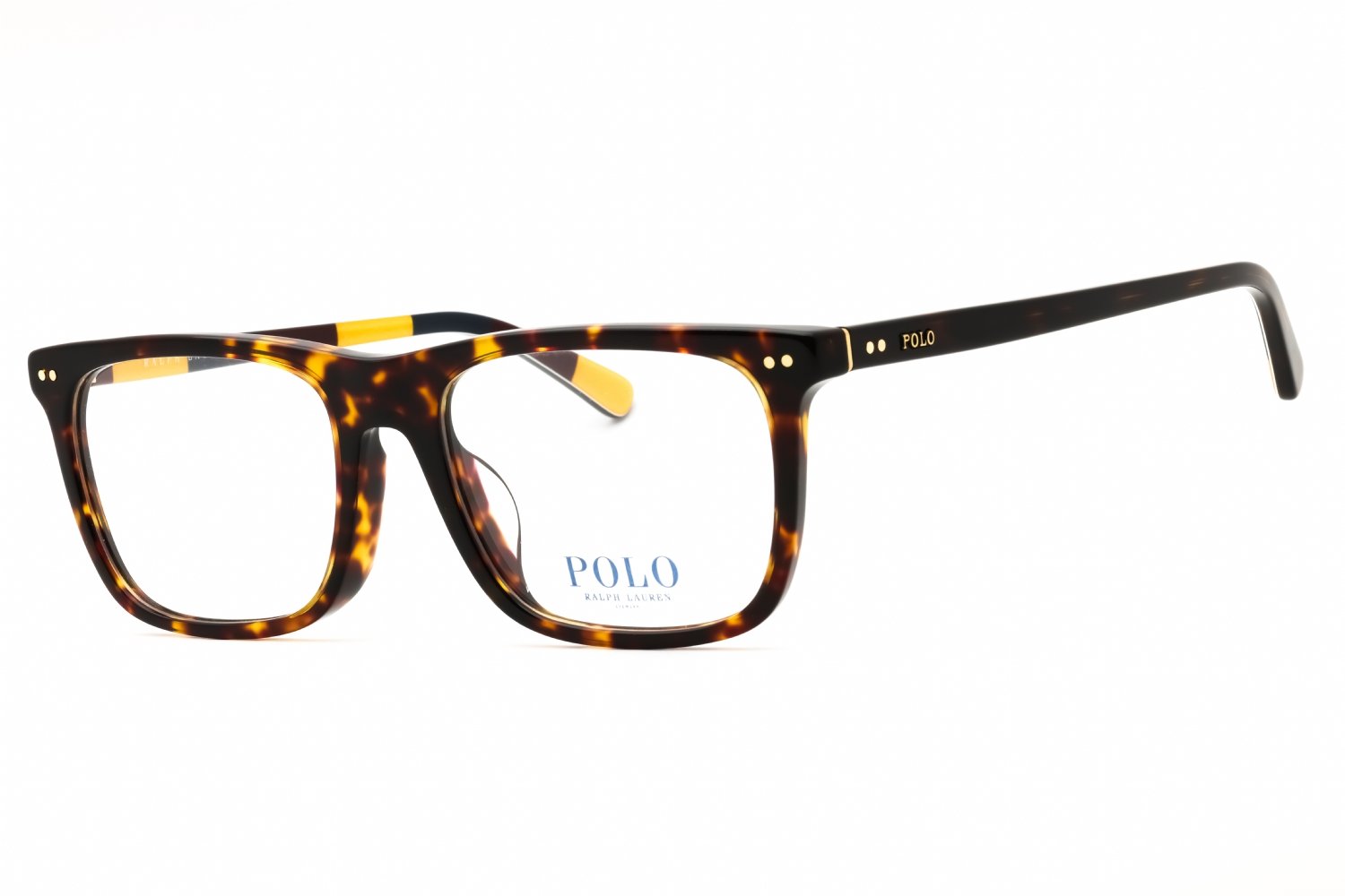 Polo Ralph Lauren 0PH2282F Dark Havana/Clear demo lens 6212 54-18-145 MM