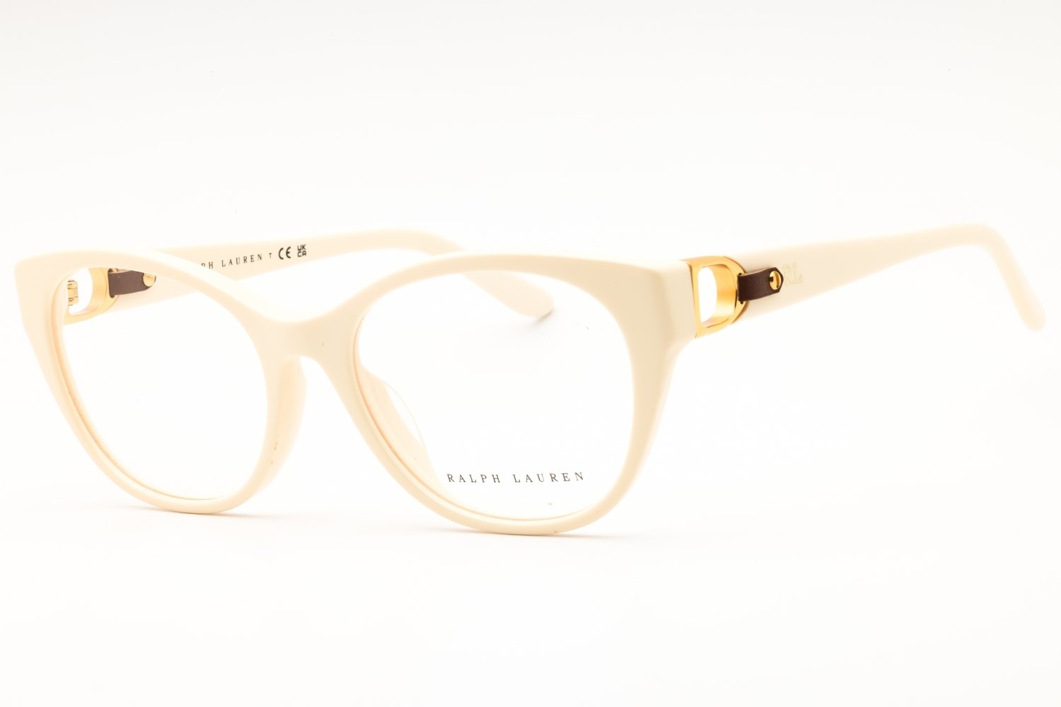 Ralph Lauren RL6235QU Cream White/Clear demo lens 6057 52-17-140 MM