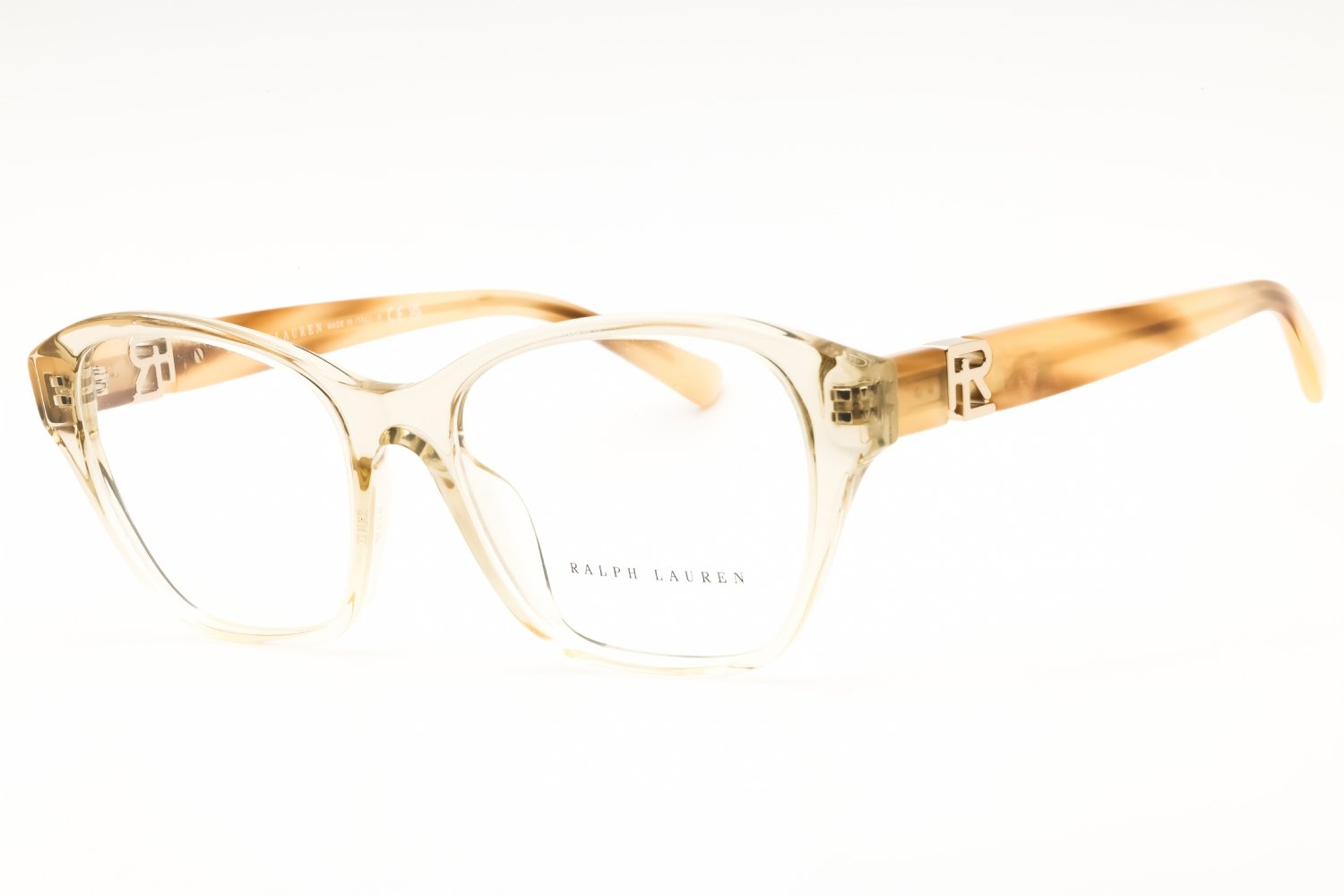 Ralph Lauren RL6236U Transparent Beige Brown/clear demo lens 6111 53-17-140 MM