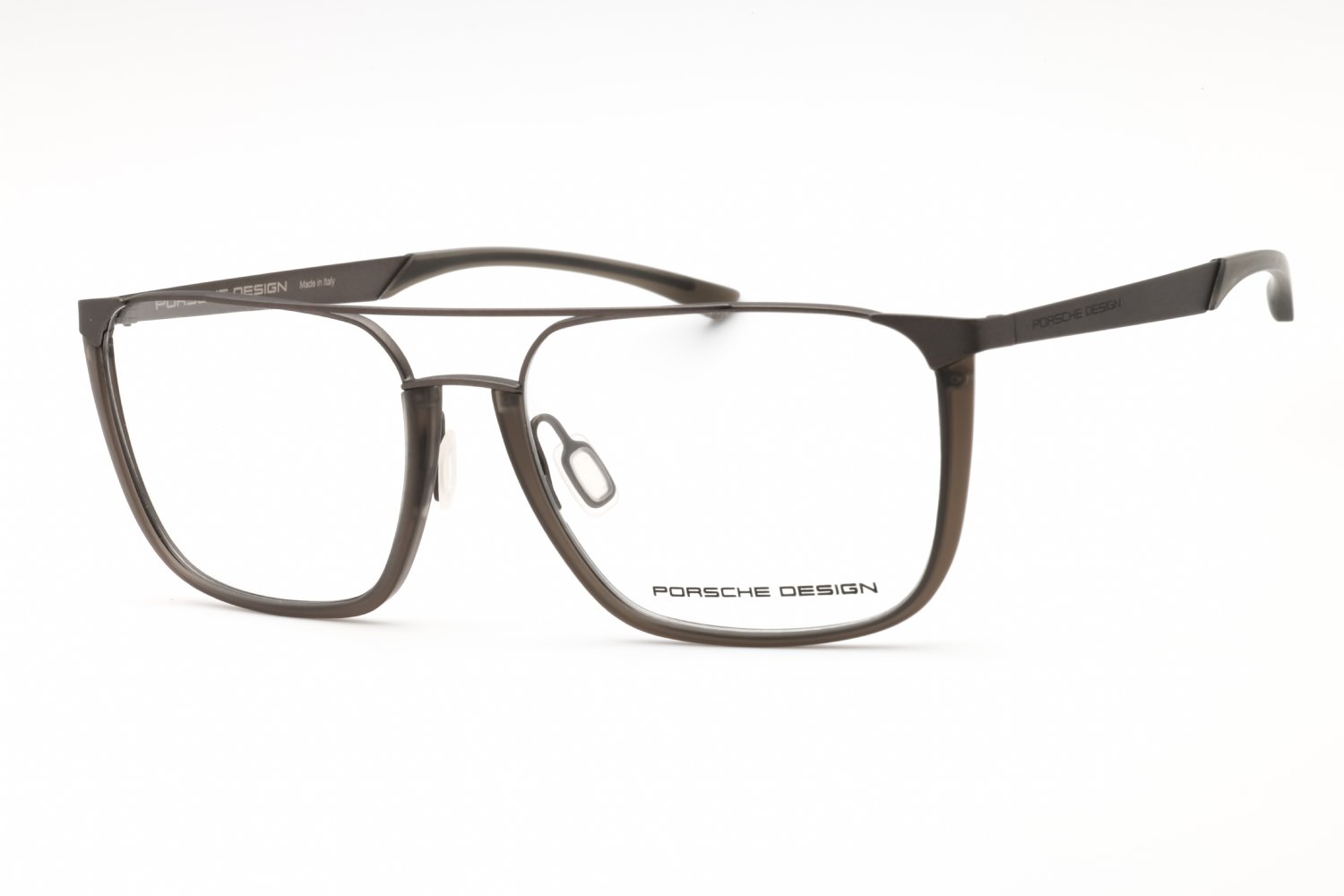 Porsche P8388 grey metal grey/clear demo lens B 57-17-140 MM