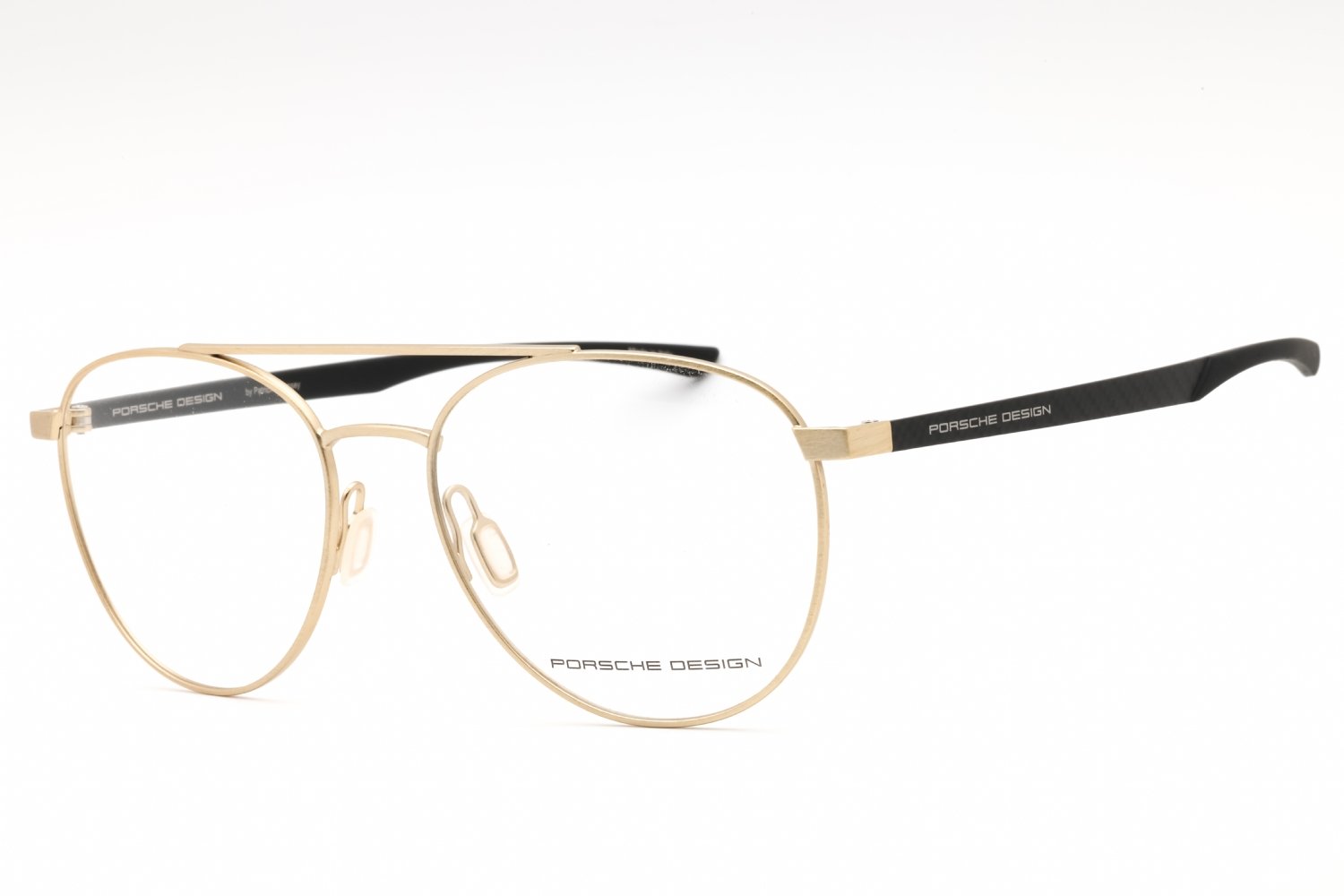 Porsche P8754 GOLD/BLACK/clear demo lens B 54-17-145 MM