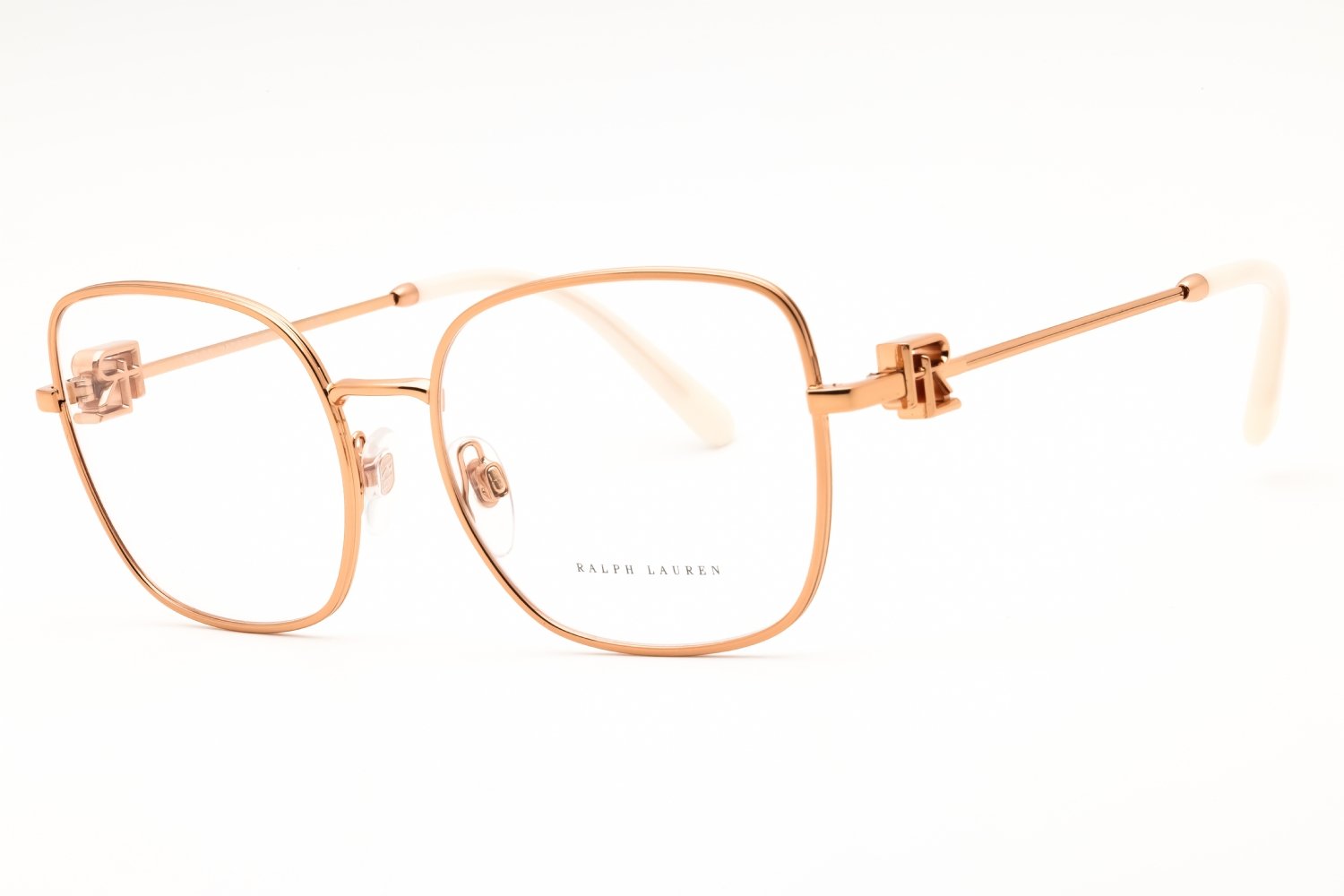 Ralph Lauren 0RL5128 Shiny Rose Gold/clear demo lens 9329 53-17-145 MM