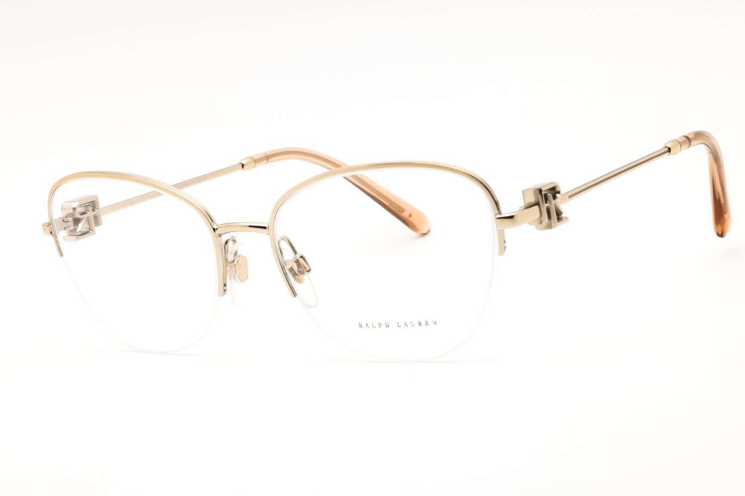 Ralph Lauren 0RL5129 Shiny Pale Gold/clear demo lens 9116 56-18-145 MM