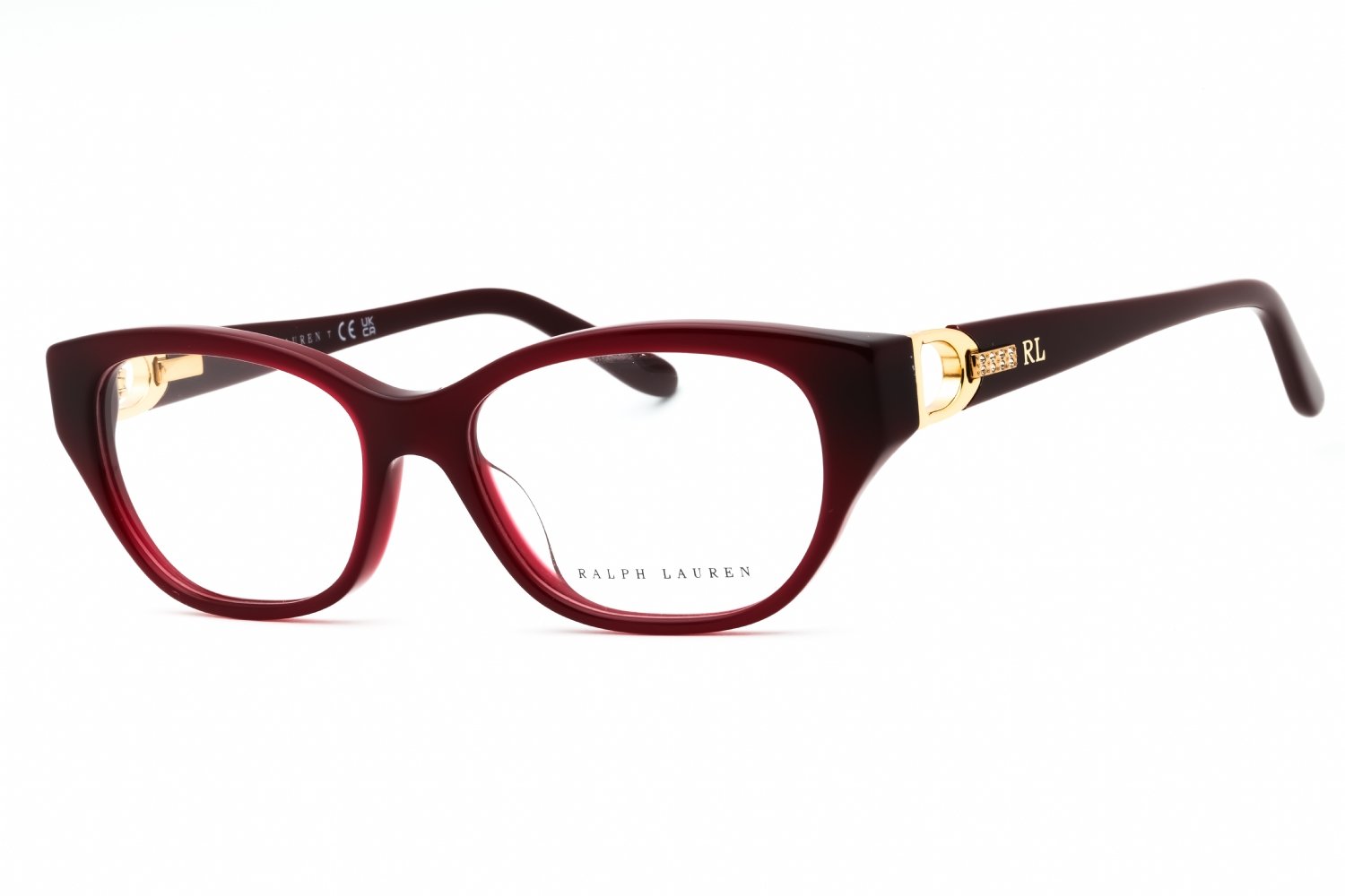 Ralph Lauren 0RL6227U Shiny Opal Burgundy/Clear demo lens 5912 54-16-145 MM